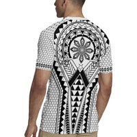 Philippines Batok Tribal Inspired Tattoo White Rugby Jersey