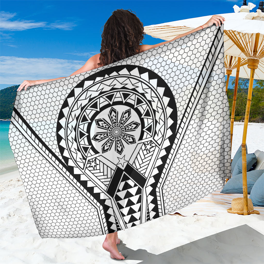 Philippines Batok Tribal Inspired Tattoo White Sarong
