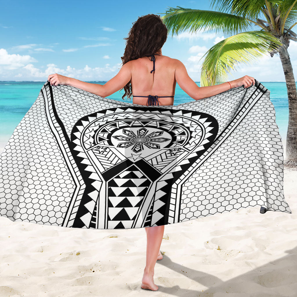 Philippines Batok Tribal Inspired Tattoo White Sarong