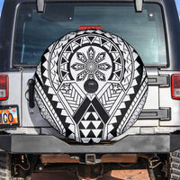 Philippines Batok Tribal Inspired Tattoo White Spare Tire Cover
