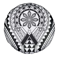 Philippines Batok Tribal Inspired Tattoo White Spare Tire Cover