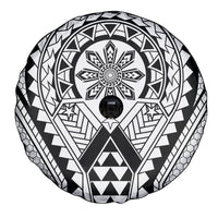 Philippines Batok Tribal Inspired Tattoo White Spare Tire Cover