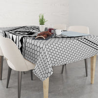 Philippines Batok Tribal Inspired Tattoo White Tablecloth
