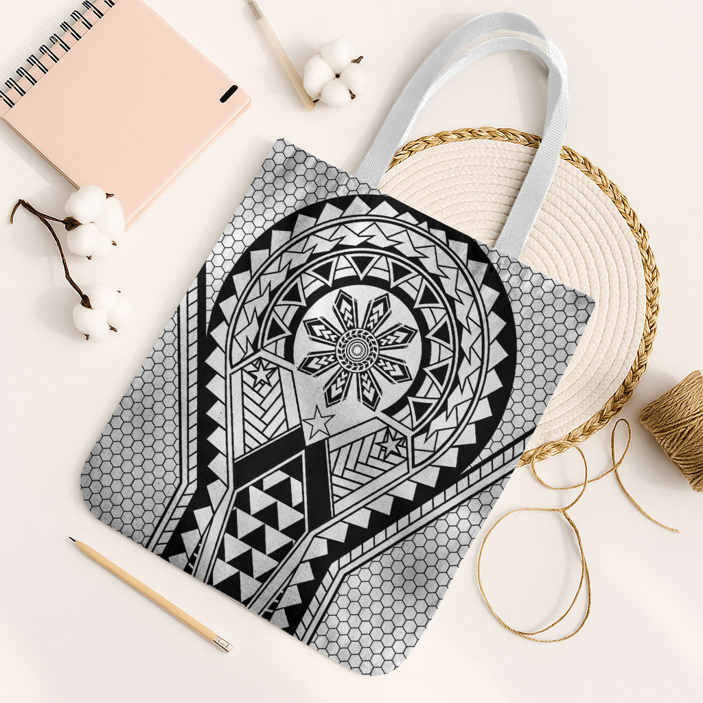 Philippines Batok Tribal Inspired Tattoo White Tote Bag