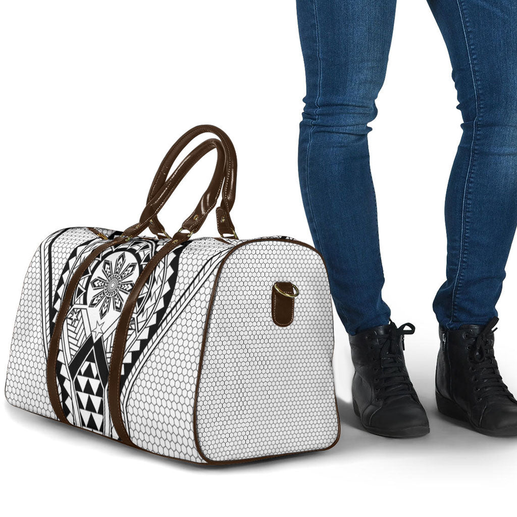 Philippines Batok Tribal Inspired Tattoo White Travel Bag