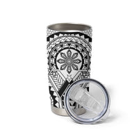 Philippines Batok Tribal Inspired Tattoo White Tumbler Cup