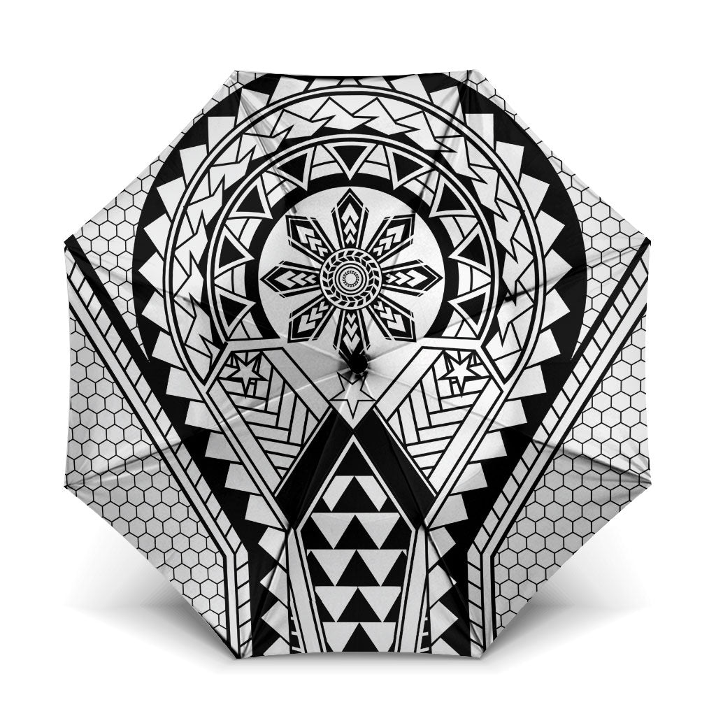 Philippines Batok Tribal Inspired Tattoo White Umbrella