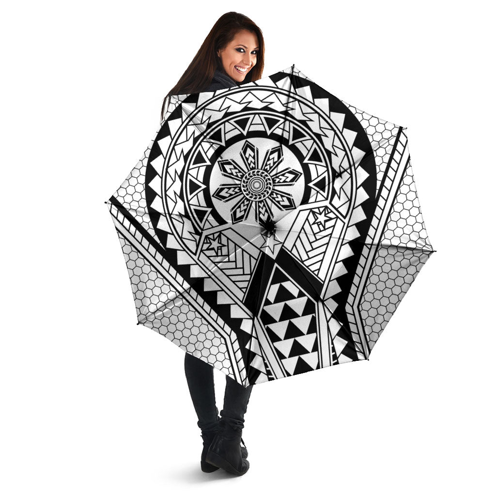 Philippines Batok Tribal Inspired Tattoo White Umbrella