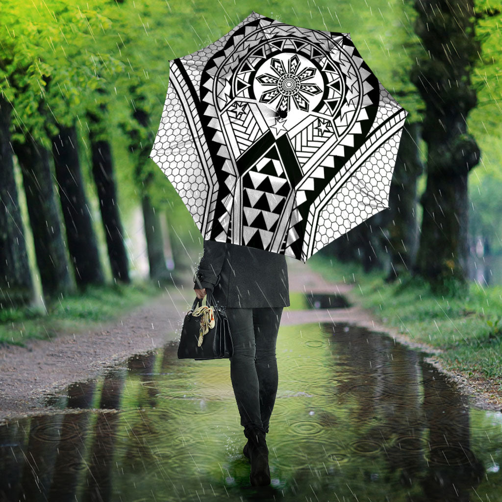 Philippines Batok Tribal Inspired Tattoo White Umbrella