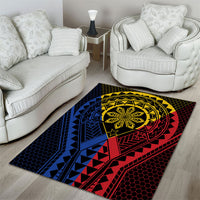 Philippines Batok Tribal Inspired Tattoo Area Rug