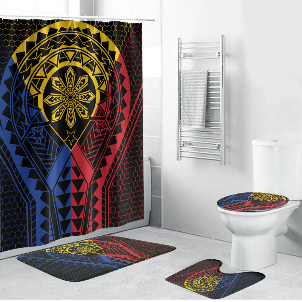 Philippines Batok Tribal Inspired Tattoo Bathroom Set