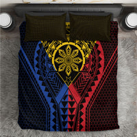 Philippines Batok Tribal Inspired Tattoo Bedding Set