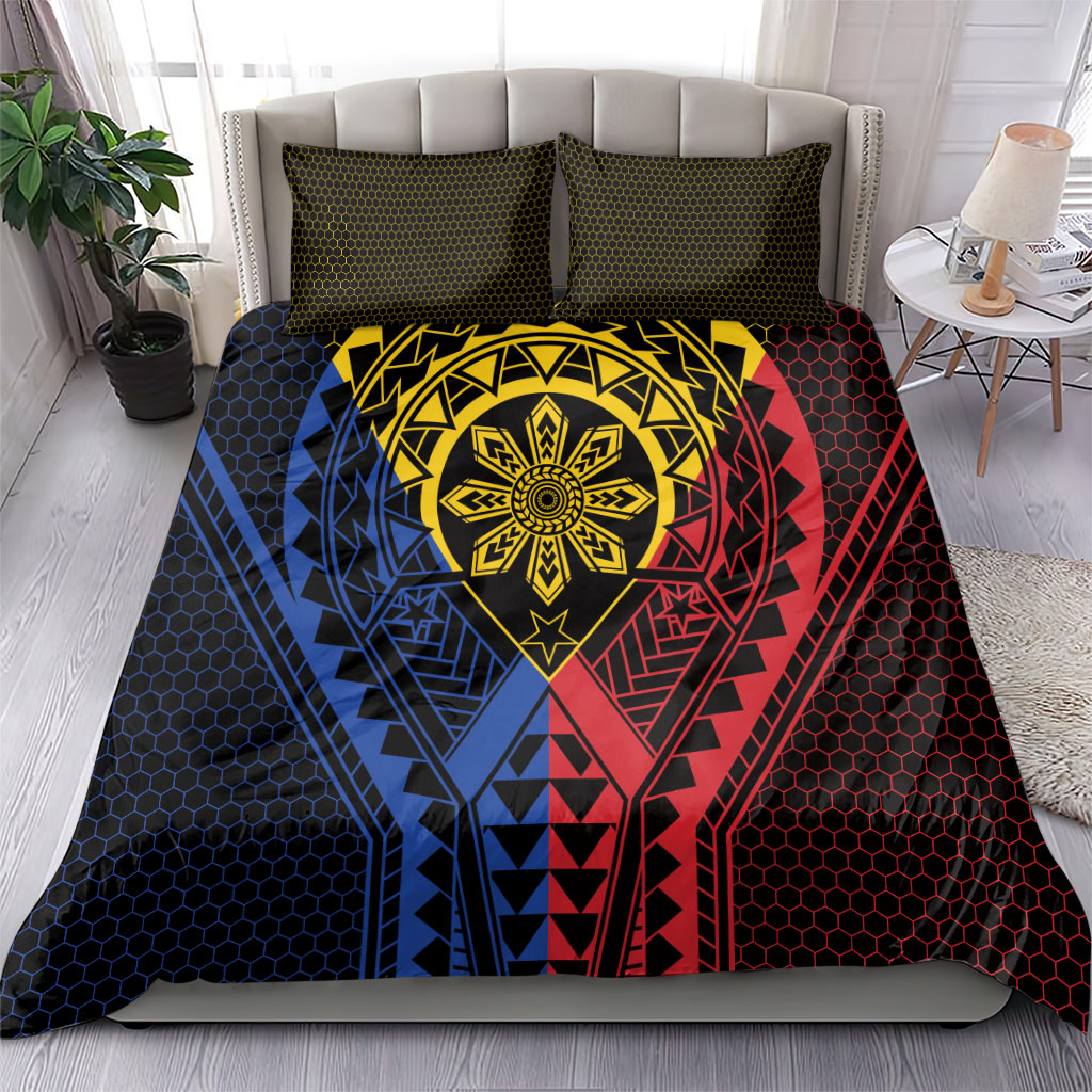 Philippines Batok Tribal Inspired Tattoo Bedding Set