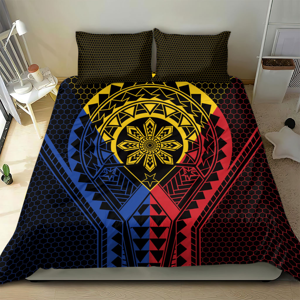 Philippines Batok Tribal Inspired Tattoo Bedding Set