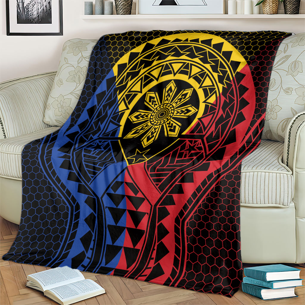 Philippines Batok Tribal Inspired Tattoo Blanket