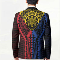 Philippines Batok Tribal Inspired Tattoo Blazer
