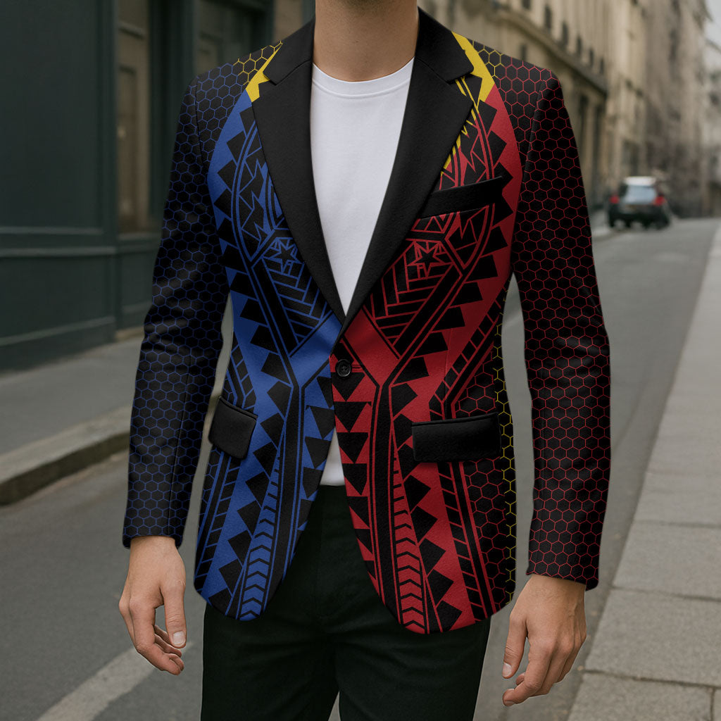Philippines Batok Tribal Inspired Tattoo Blazer