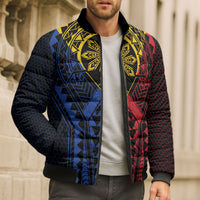 Philippines Batok Tribal Inspired Tattoo Bomber Puffer Jacket