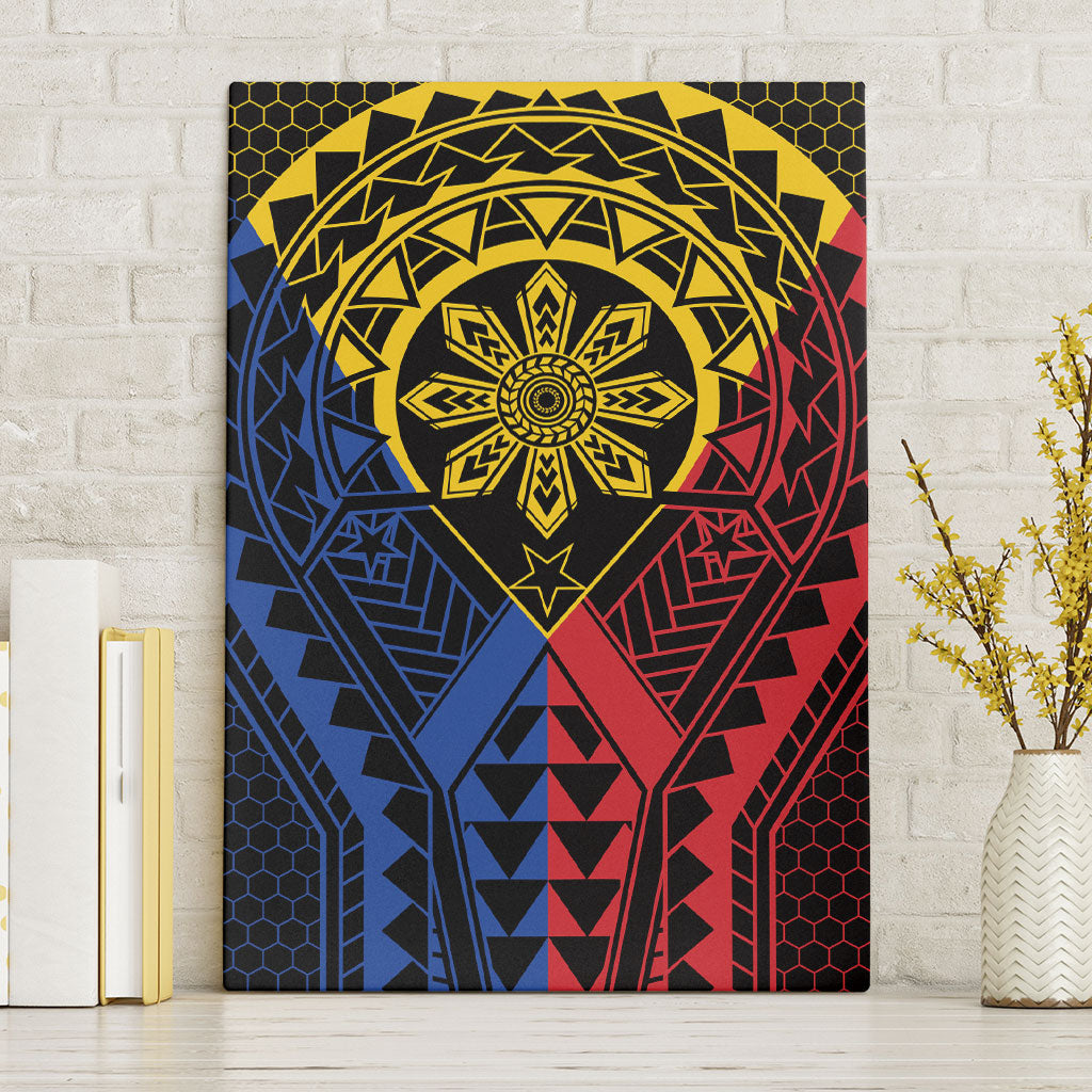 Philippines Batok Tribal Inspired Tattoo Canvas Wall Art