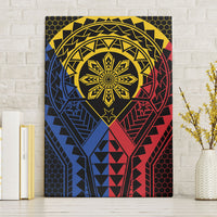 Philippines Batok Tribal Inspired Tattoo Canvas Wall Art