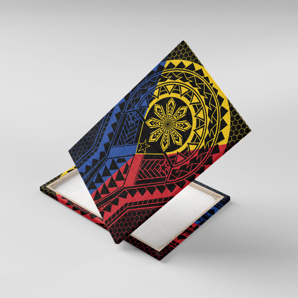 Philippines Batok Tribal Inspired Tattoo Canvas Wall Art