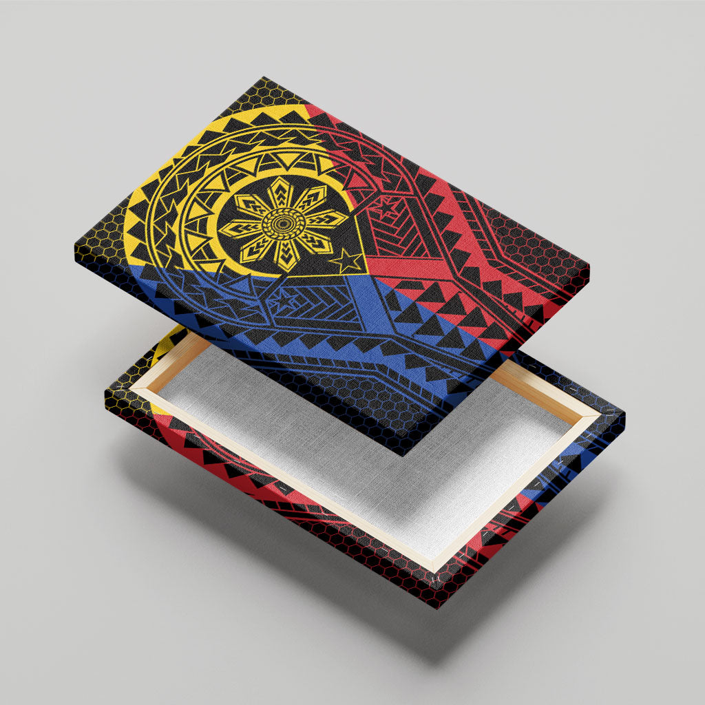 Philippines Batok Tribal Inspired Tattoo Canvas Wall Art