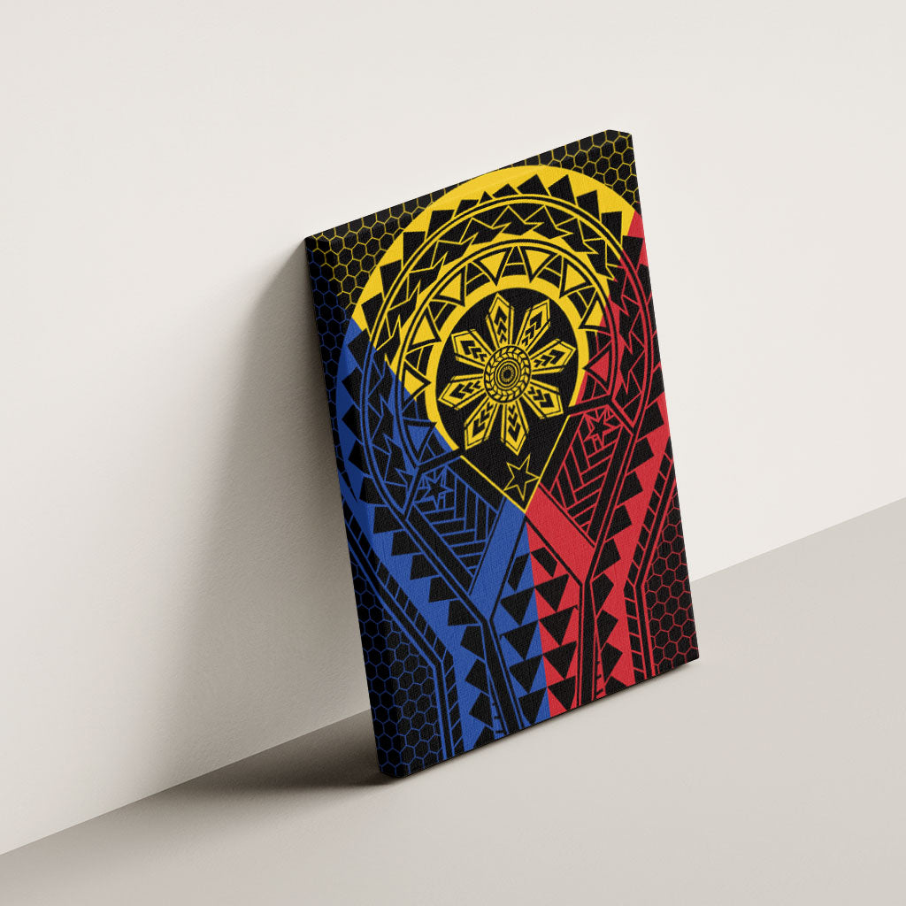Philippines Batok Tribal Inspired Tattoo Canvas Wall Art