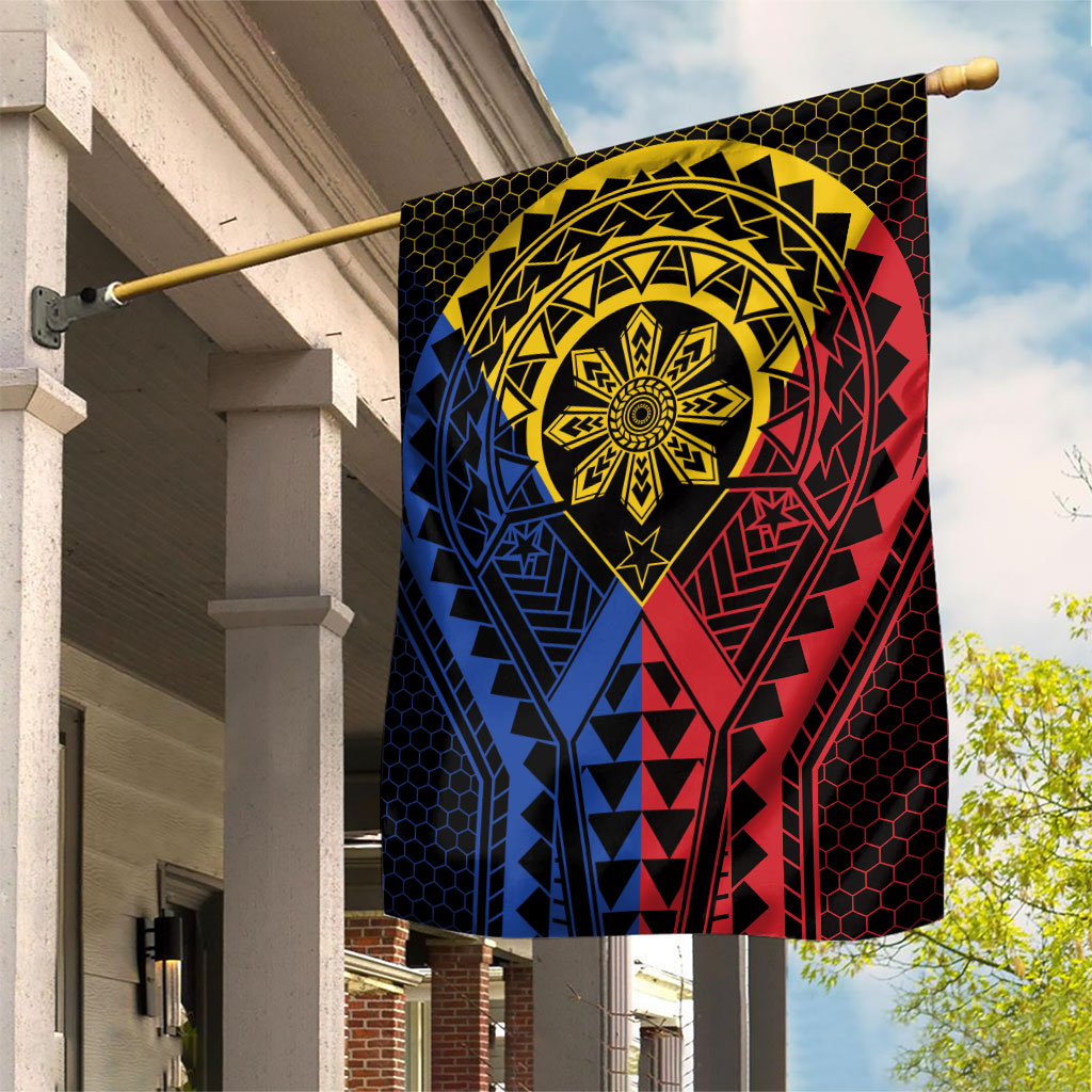 Philippines Batok Tribal Inspired Tattoo Garden Flag