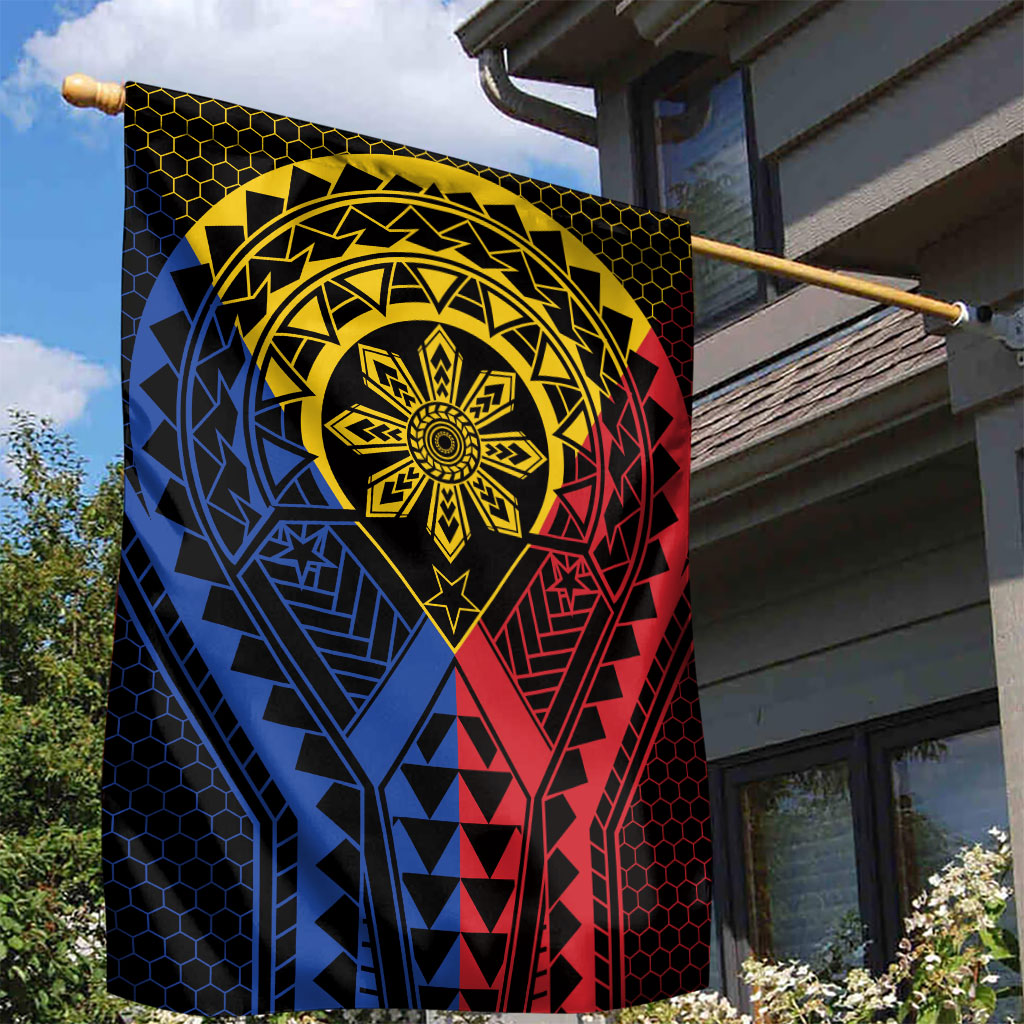 Philippines Batok Tribal Inspired Tattoo Garden Flag