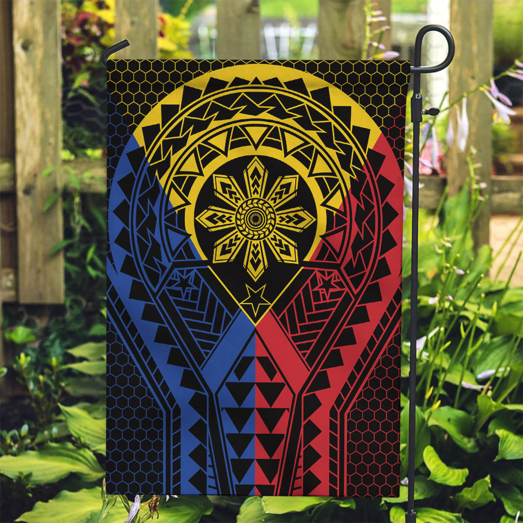 Philippines Batok Tribal Inspired Tattoo Garden Flag