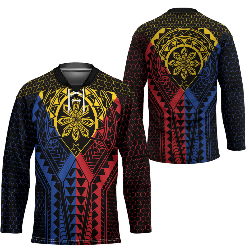 Philippines Batok Tribal Inspired Tattoo Hockey Jersey