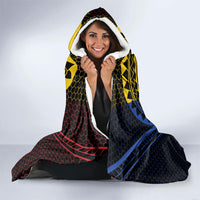 Philippines Batok Tribal Inspired Tattoo Hooded Blanket