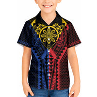 Philippines Batok Tribal Inspired Tattoo Kid Hawaiian Shirt