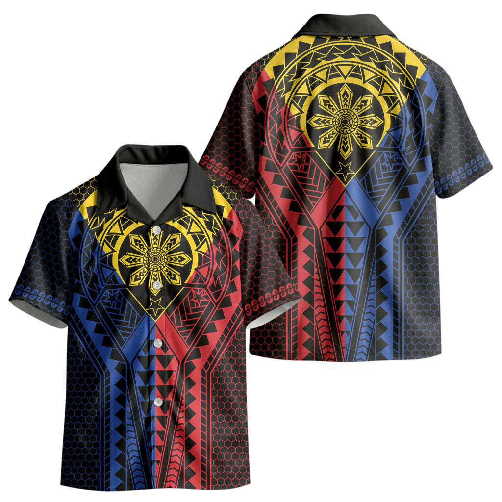 Philippines Batok Tribal Inspired Tattoo Kid Hawaiian Shirt