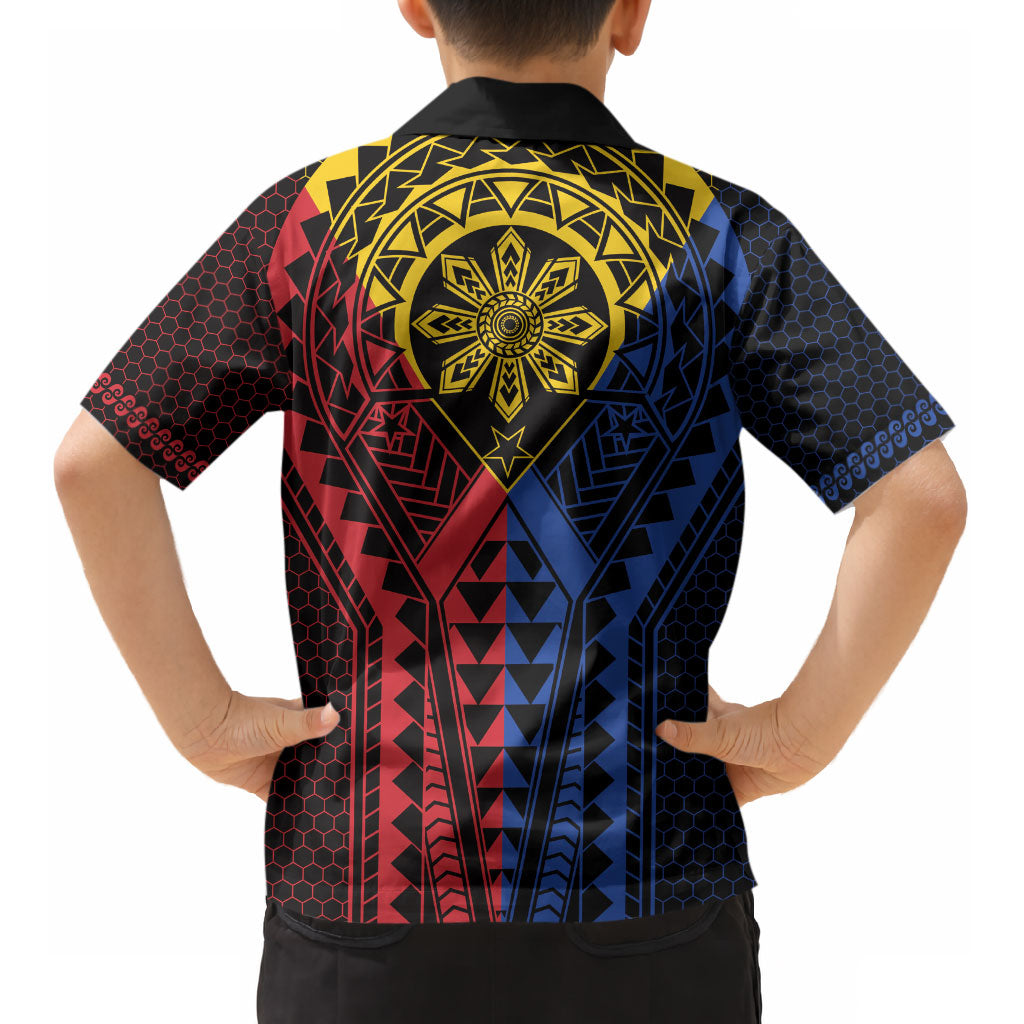 Philippines Batok Tribal Inspired Tattoo Kid Hawaiian Shirt