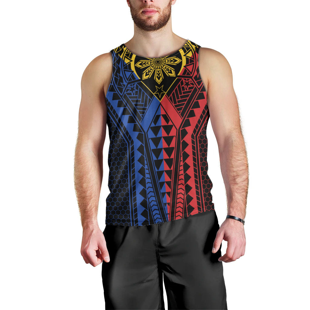 Philippines Batok Tribal Inspired Tattoo Men Tank Top