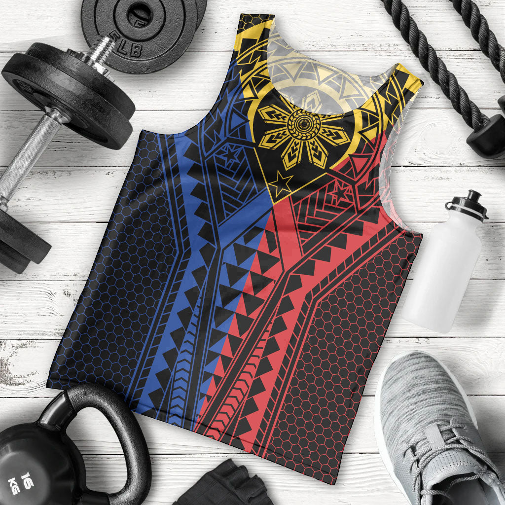 Philippines Batok Tribal Inspired Tattoo Men Tank Top