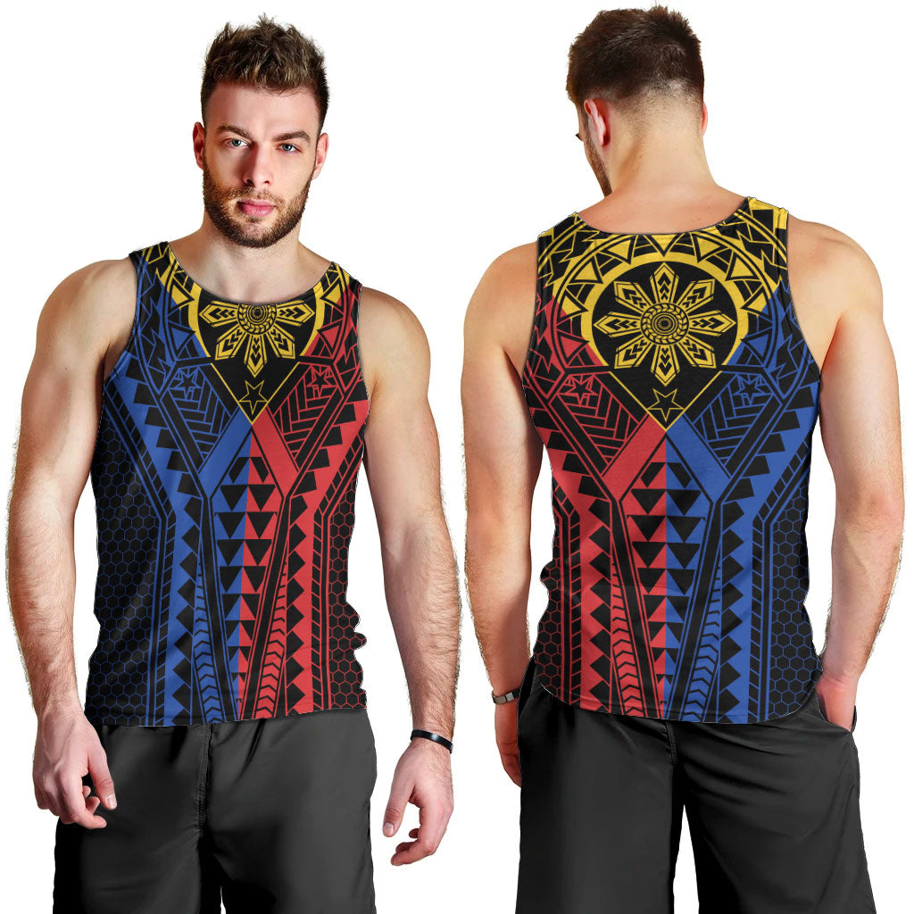 Philippines Batok Tribal Inspired Tattoo Men Tank Top