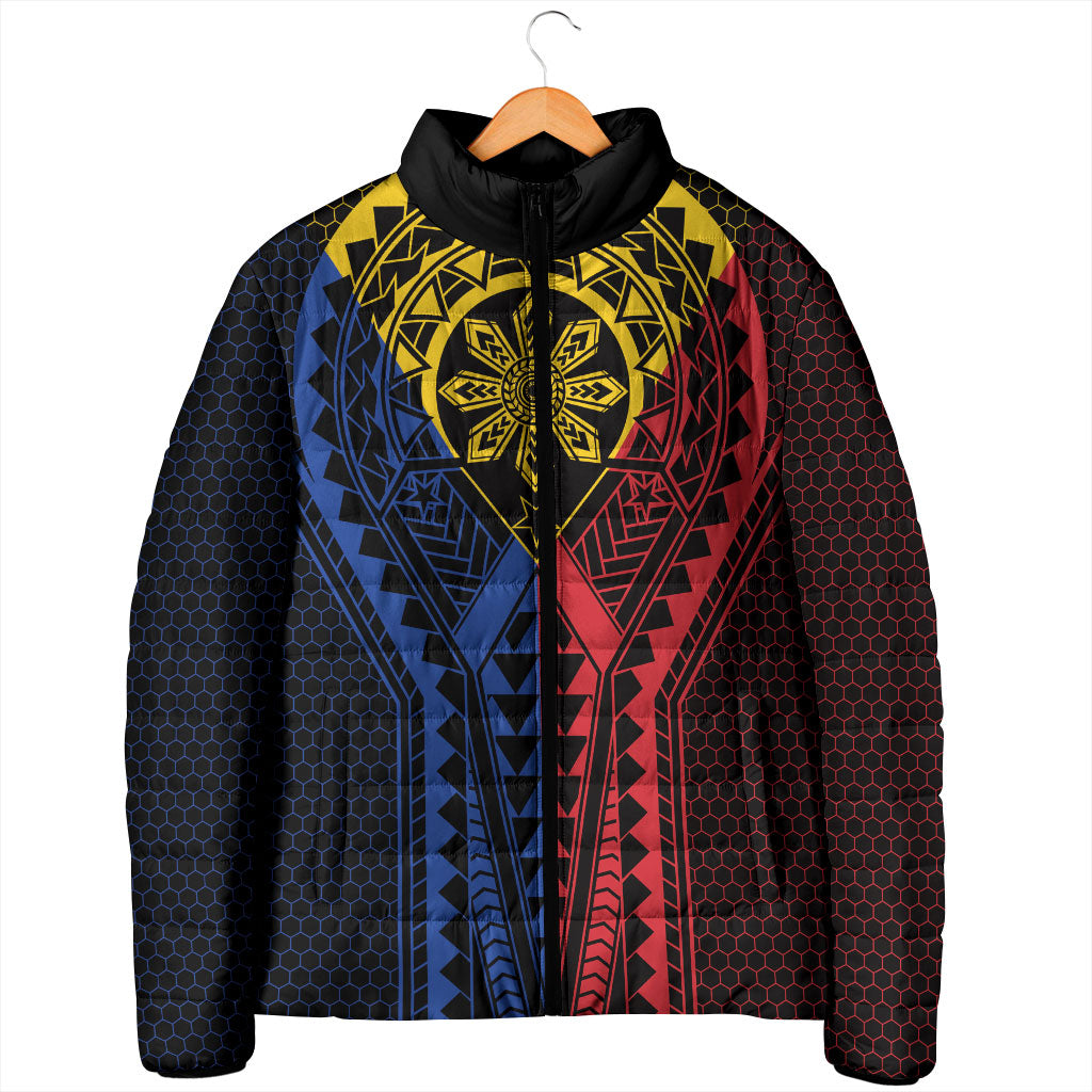 Philippines Batok Tribal Inspired Tattoo Padded Jacket