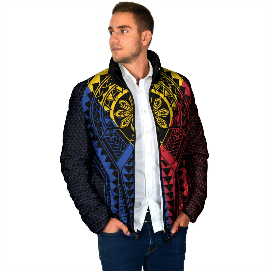 Philippines Batok Tribal Inspired Tattoo Padded Jacket