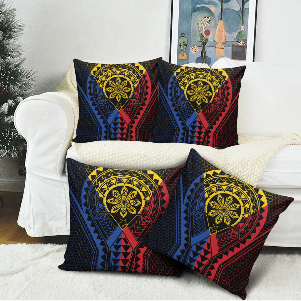 Philippines Batok Tribal Inspired Tattoo Pillow Cover