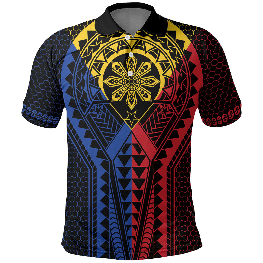 Philippines Batok Tribal Inspired Tattoo Polo Shirt