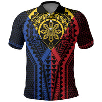 Philippines Batok Tribal Inspired Tattoo Polo Shirt