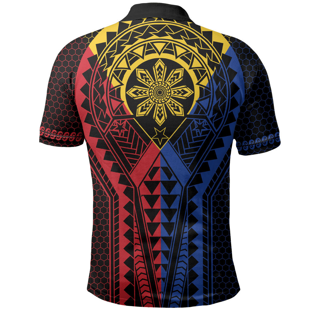 Philippines Batok Tribal Inspired Tattoo Polo Shirt