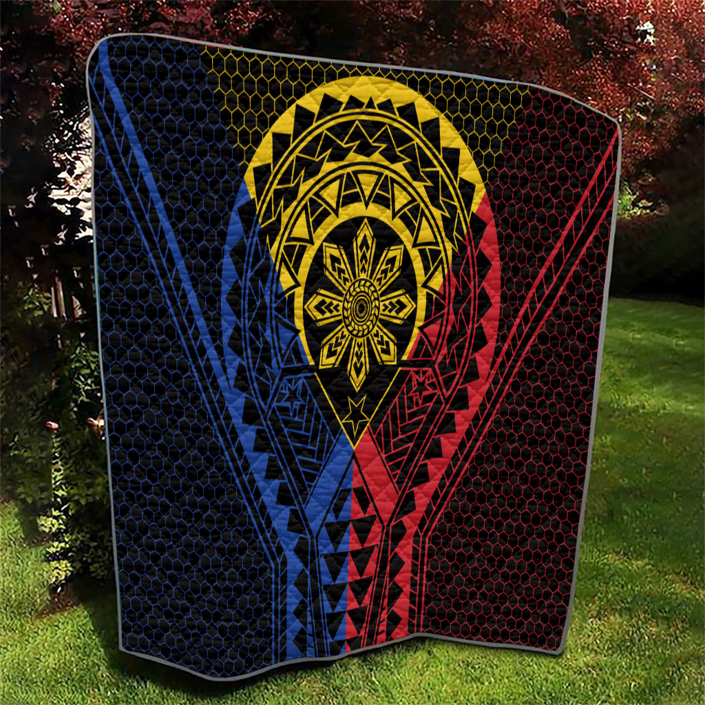 Philippines Batok Tribal Inspired Tattoo Quilt