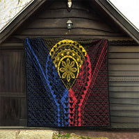 Philippines Batok Tribal Inspired Tattoo Quilt