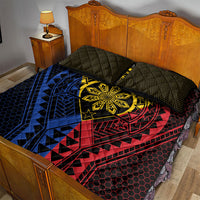 Philippines Batok Tribal Inspired Tattoo Quilt Bed Set