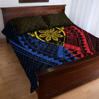 Philippines Batok Tribal Inspired Tattoo Quilt Bed Set