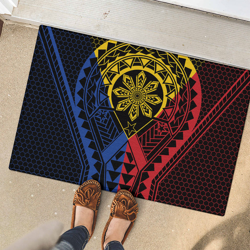 Philippines Batok Tribal Inspired Tattoo Rubber Doormat