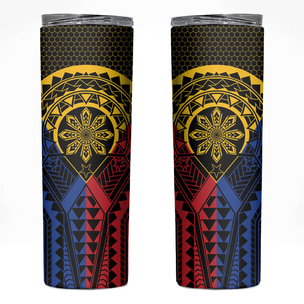 Philippines Batok Tribal Inspired Tattoo Skinny Tumbler